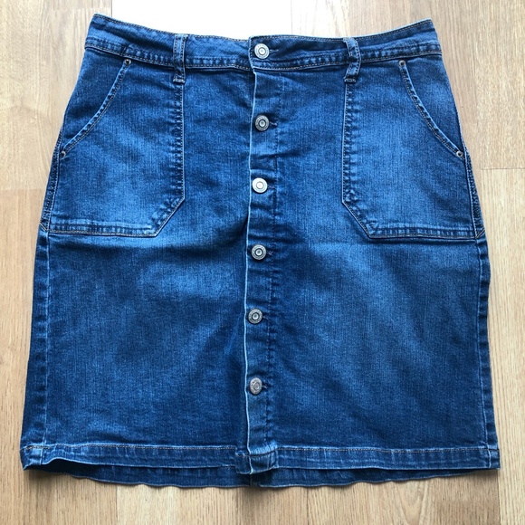 Kensie Denim Skirt - Picture 1 of 8